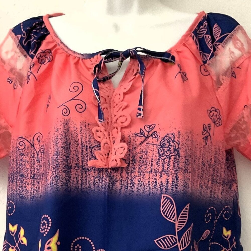 BOHEMIAN FLORAL LACE TOP - Picture 6 of 13